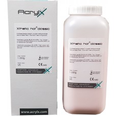 AcrylX Xthetic HOT CLASSIC Heatcure Liquid & Powder COMBO PACKS - Shade V5 Pink Veined - 1kg, 3kg,  6kg, 10kg